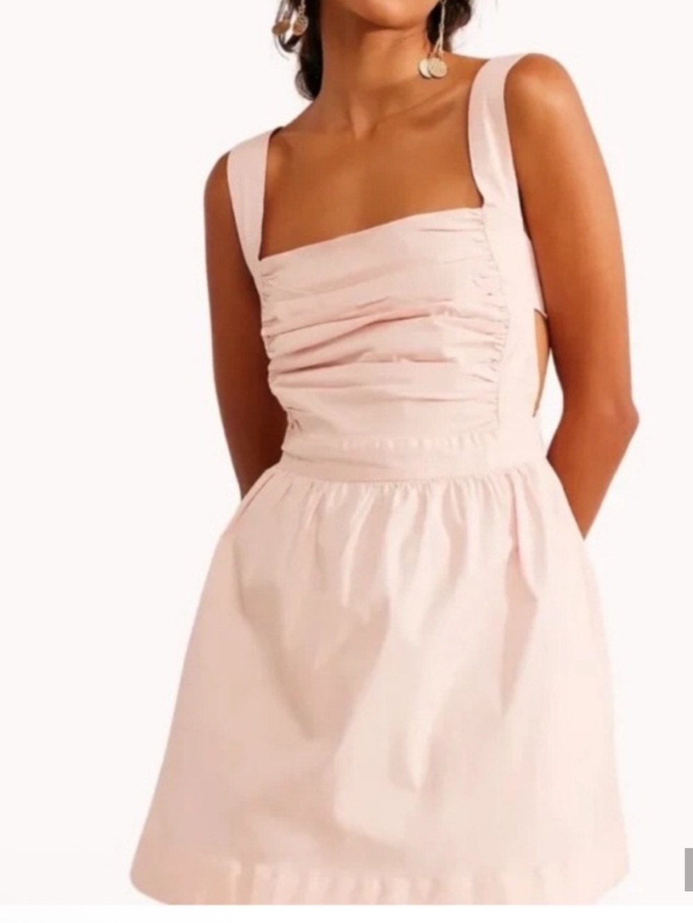 Free People Meet Me in Maui Blush Dress